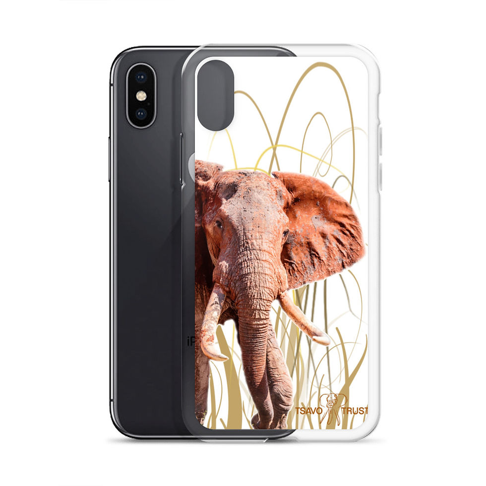 Thumbnail: Tsavo Trust iPhone Case - Tusker WS-1 Design