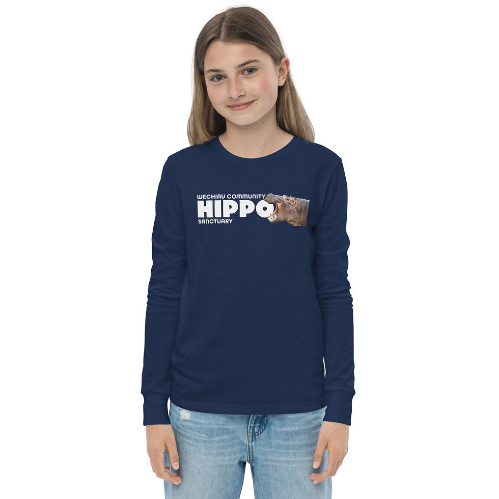 Thumbnail: Wechiau Hippo Youth Long Sleeve Shirt