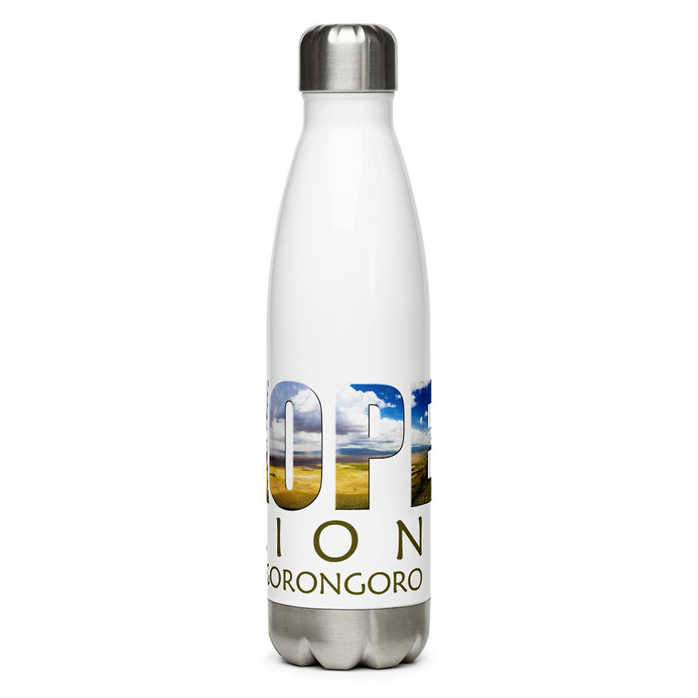 Thumbnail: Kope Lion Stainless Steel Water Bottle - Crater Design