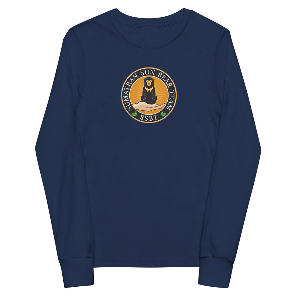 Thumbnail: Sumatran Sun Bear Team Youth Long Sleeve Shirt