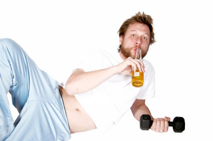Effects of alcohol on diet and training