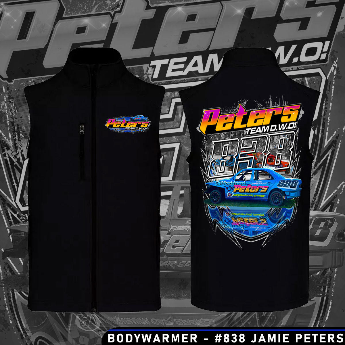 Heren Bodywarmer #838 Jamie Peters