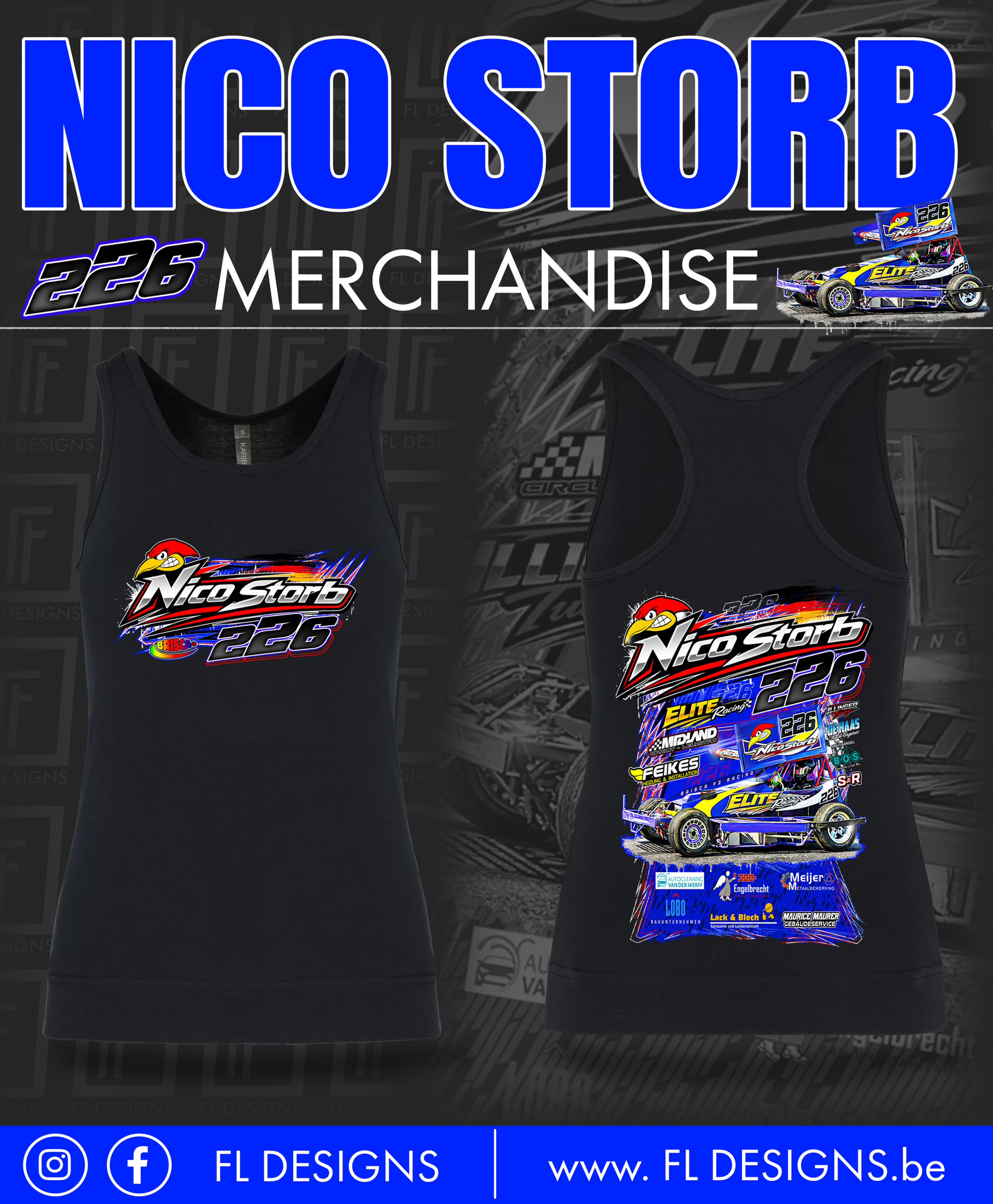 Dames Tanktop (optie 1) #226 Nico Storb