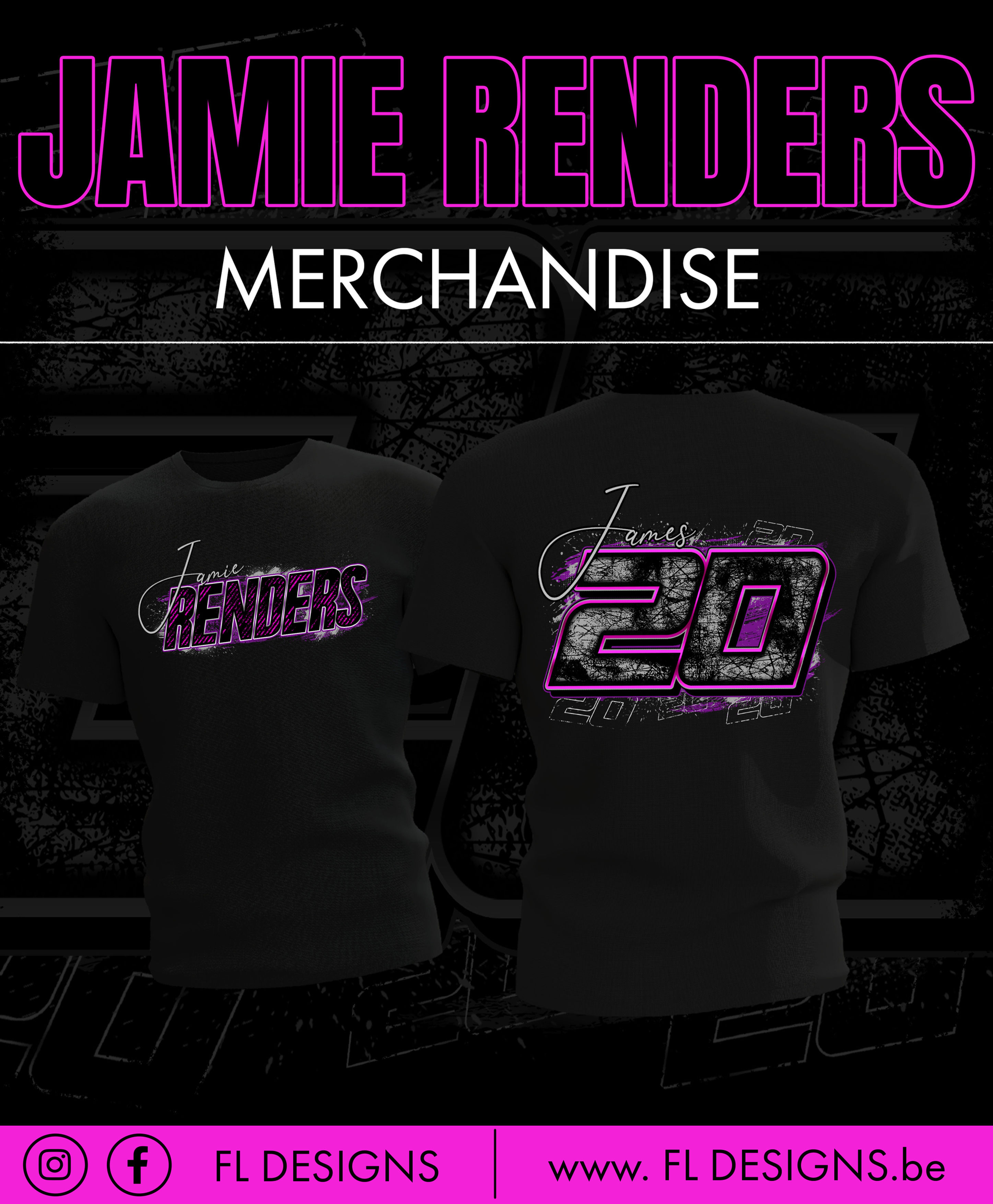 Dames T-Shirt #20 Jamie Renders