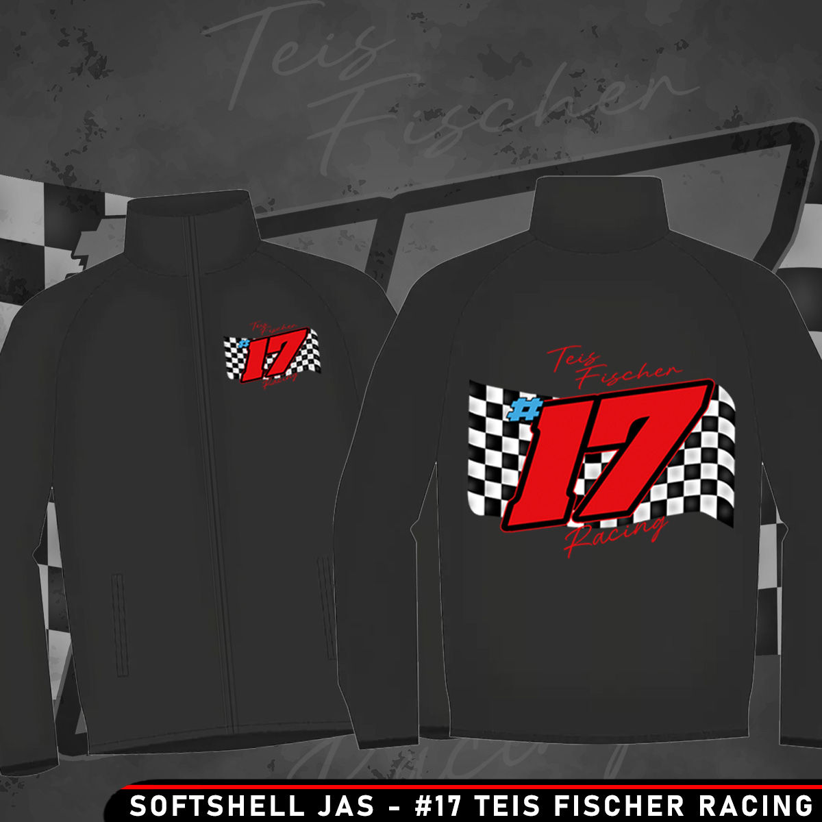 Women's Softshell Jacket #17 Teis Fischer Racing