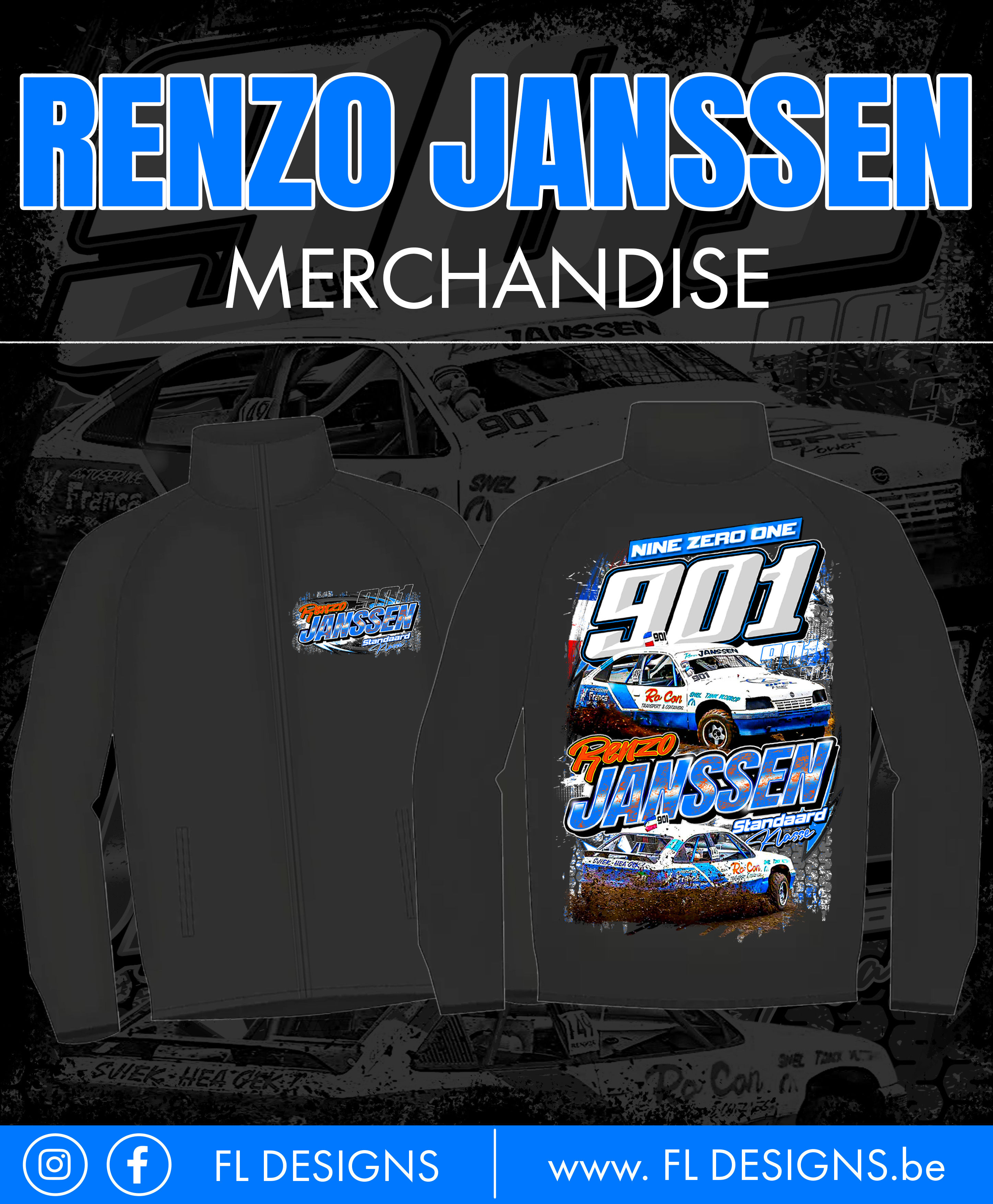 Men's Softshell Jacket #77 Renzo Janssen