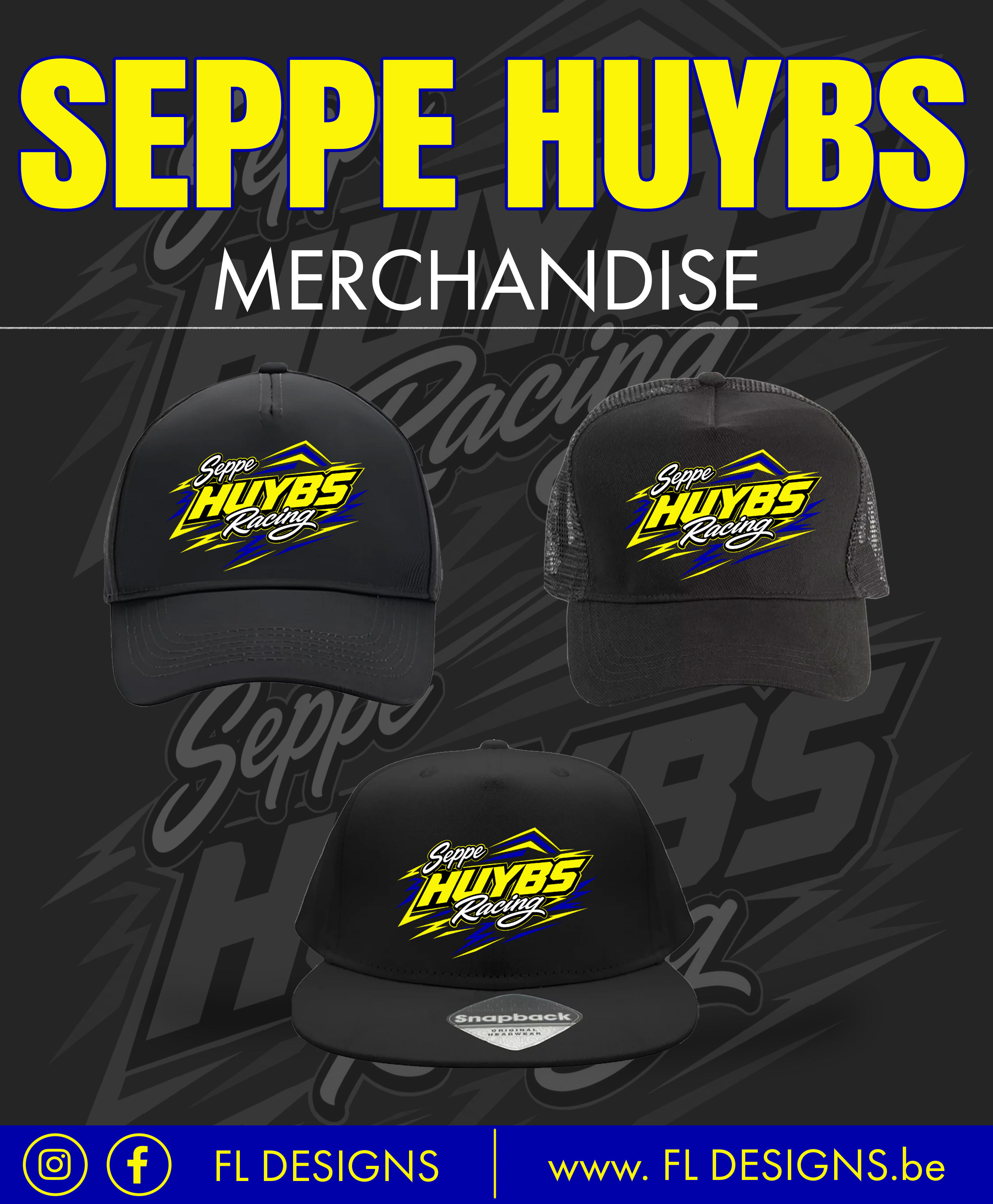 Pet/Trucker/Snapbackpet Seppe Huybs Racing