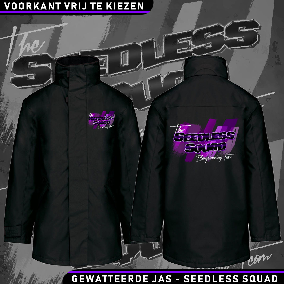 Padded ladies jacket The Seedless Squad