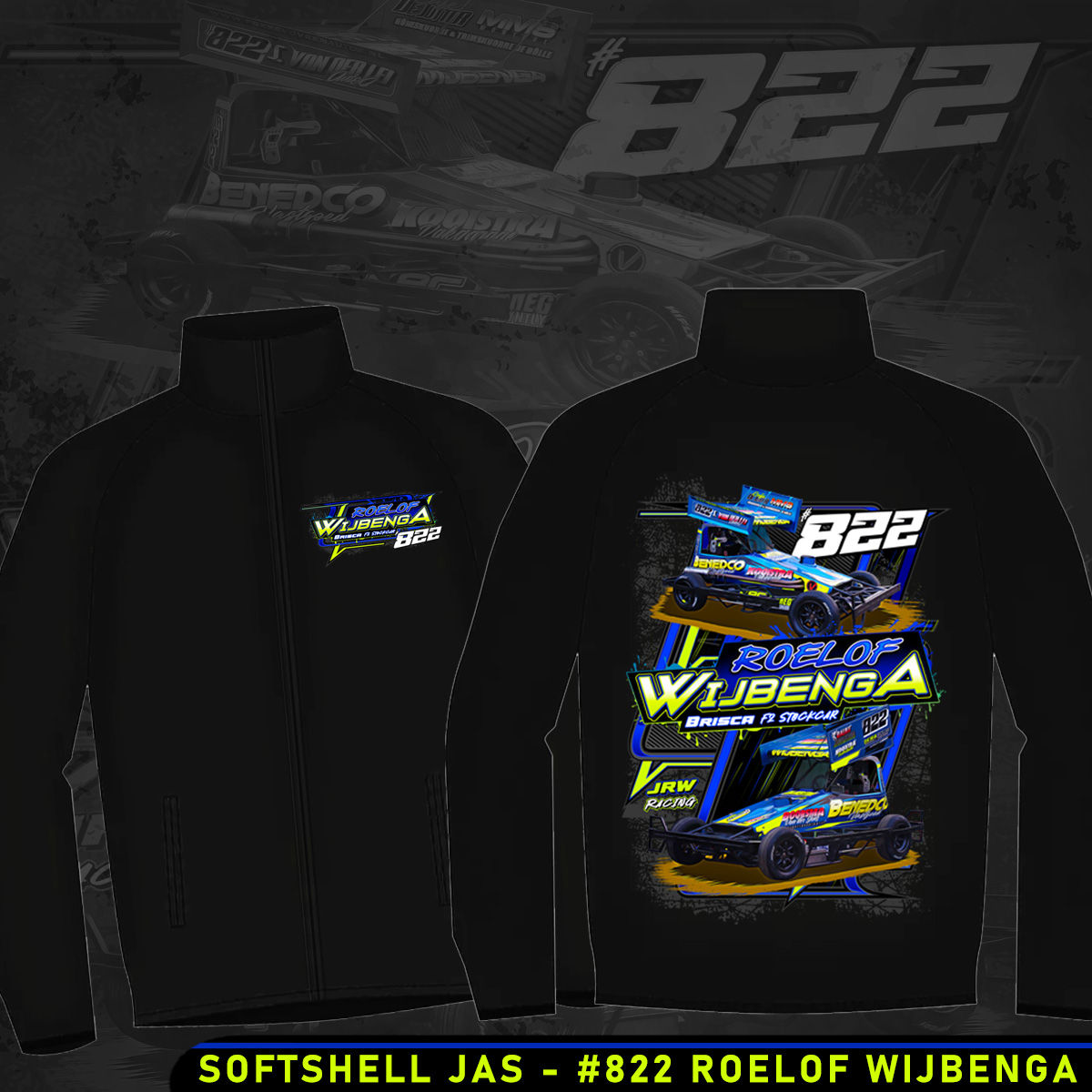 Dames Softshell Jas #822 Roelof Wijbenga