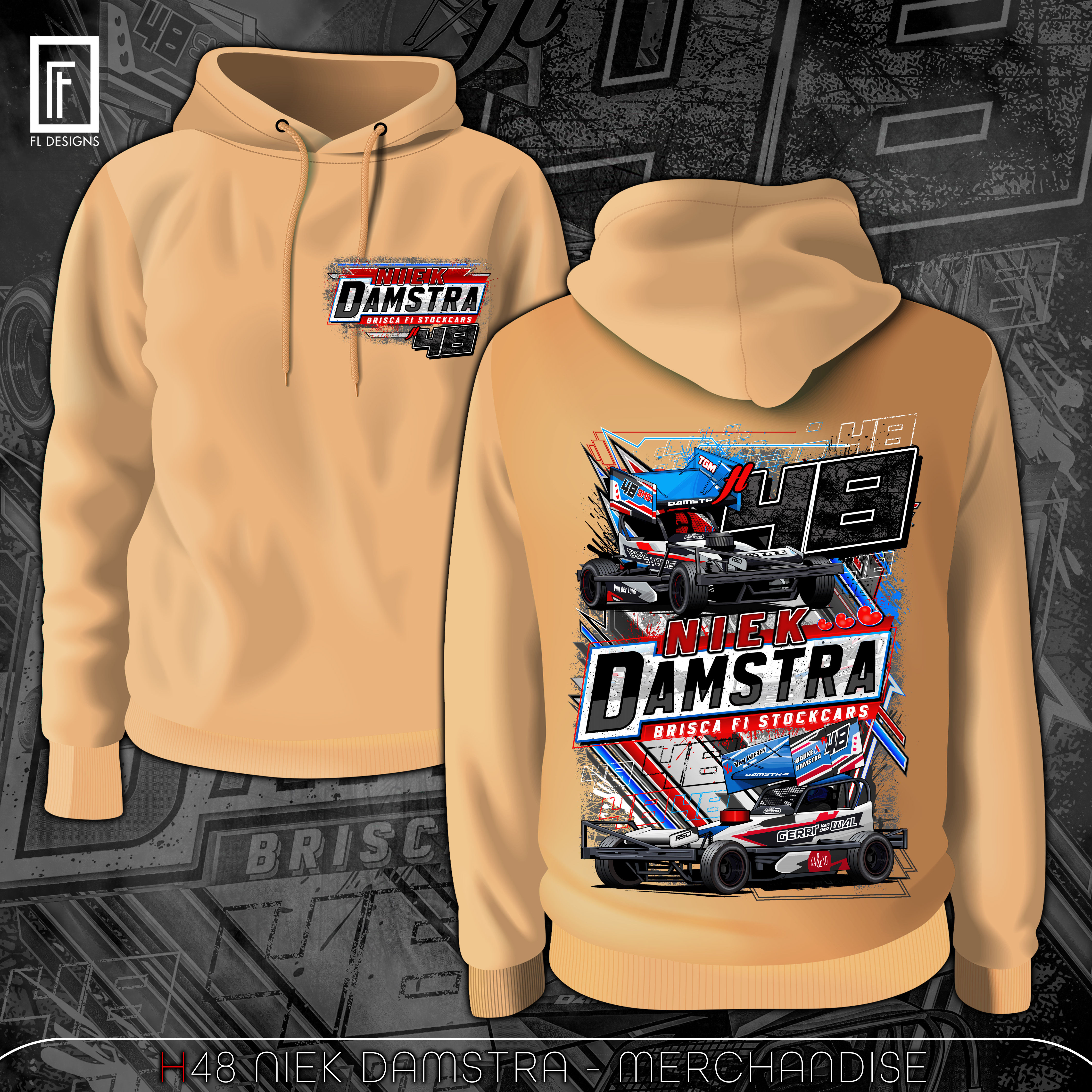 Hoodie #48 Niek Damstra