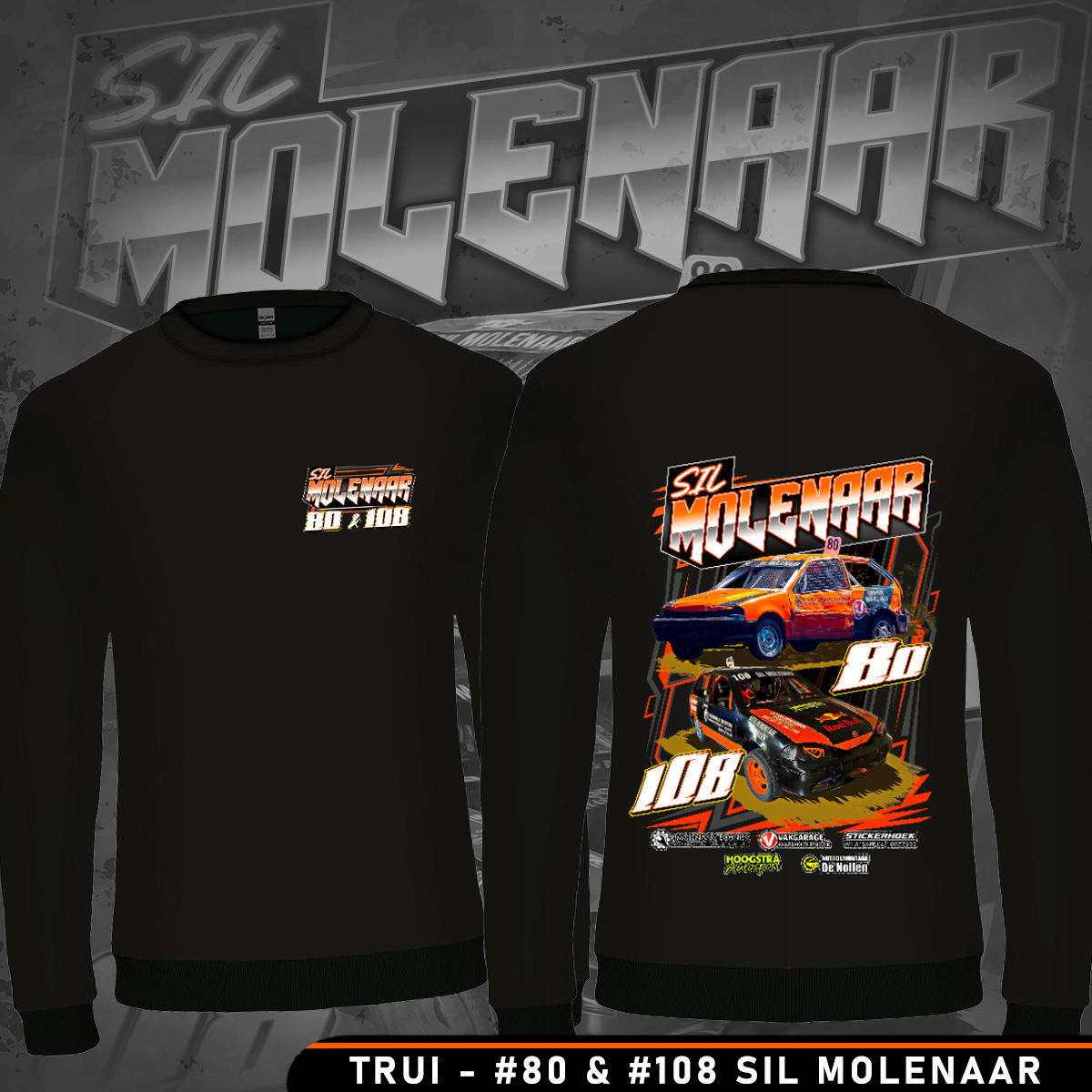 Trui #80 & #108 Sil Molenaar