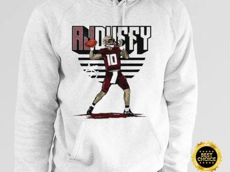 College Player Name Wht Hoodie