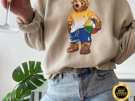 Vintage Polo Bear Sweatshirt Ralph Lauren Biglogo Print