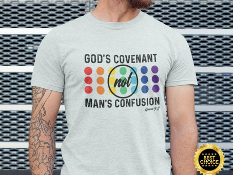 Rainbow Christian Shirt Anti Woke Rainbow