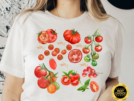 Tomato Shirt Vegetable Gardening Gift