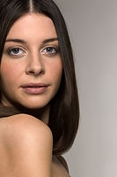 Modèle foncé Haired