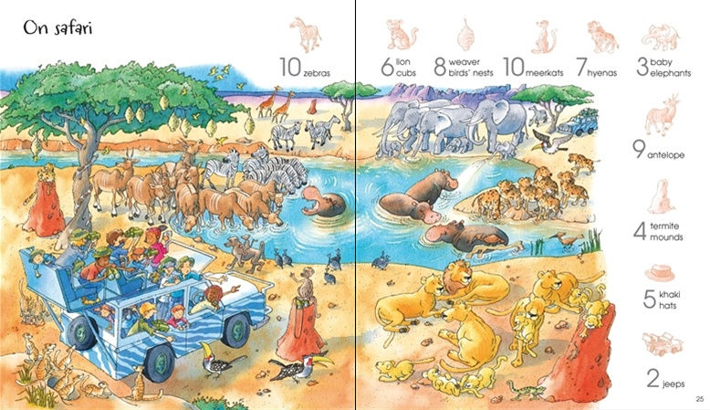 תמונה ממוזערת: פעילות לילדים-1001 דברים למצוא ולמנות בחופש מדבקות