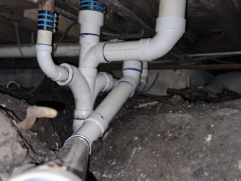 Under-House Plumbing System Installation