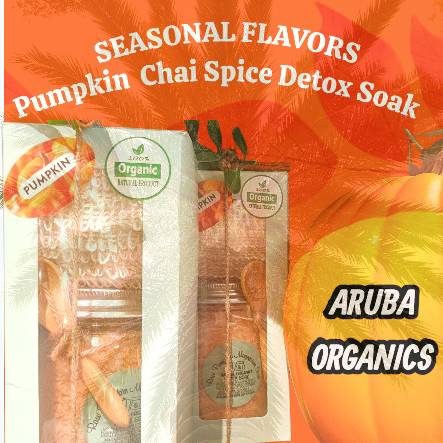 Raw Pumpkin Magnesium Bath Soak