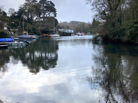 View from Port Navas slipway