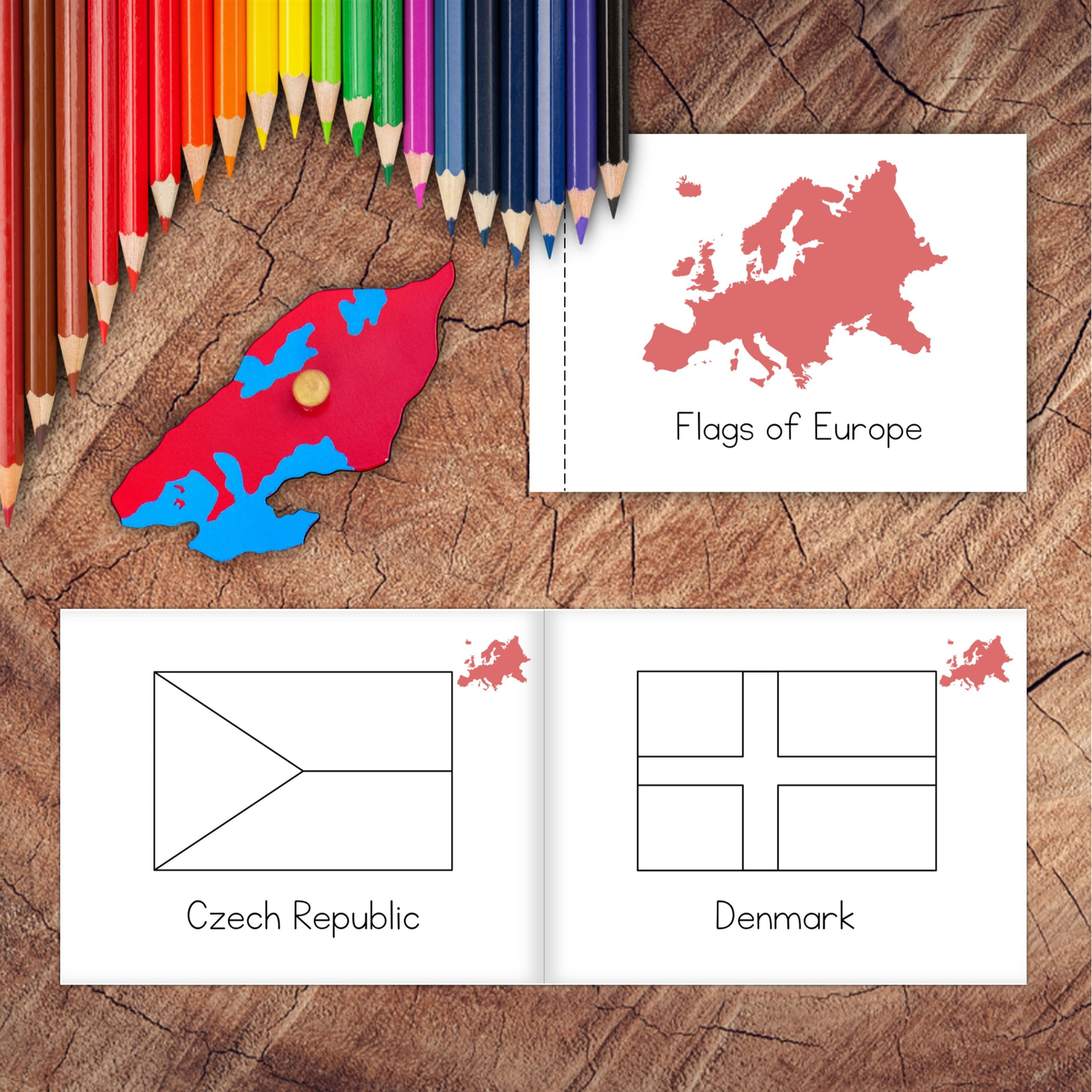Flags of Europe Booklet