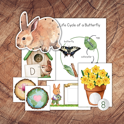 Explore spring, garden, Easter, flowers and seasonal nature activities.