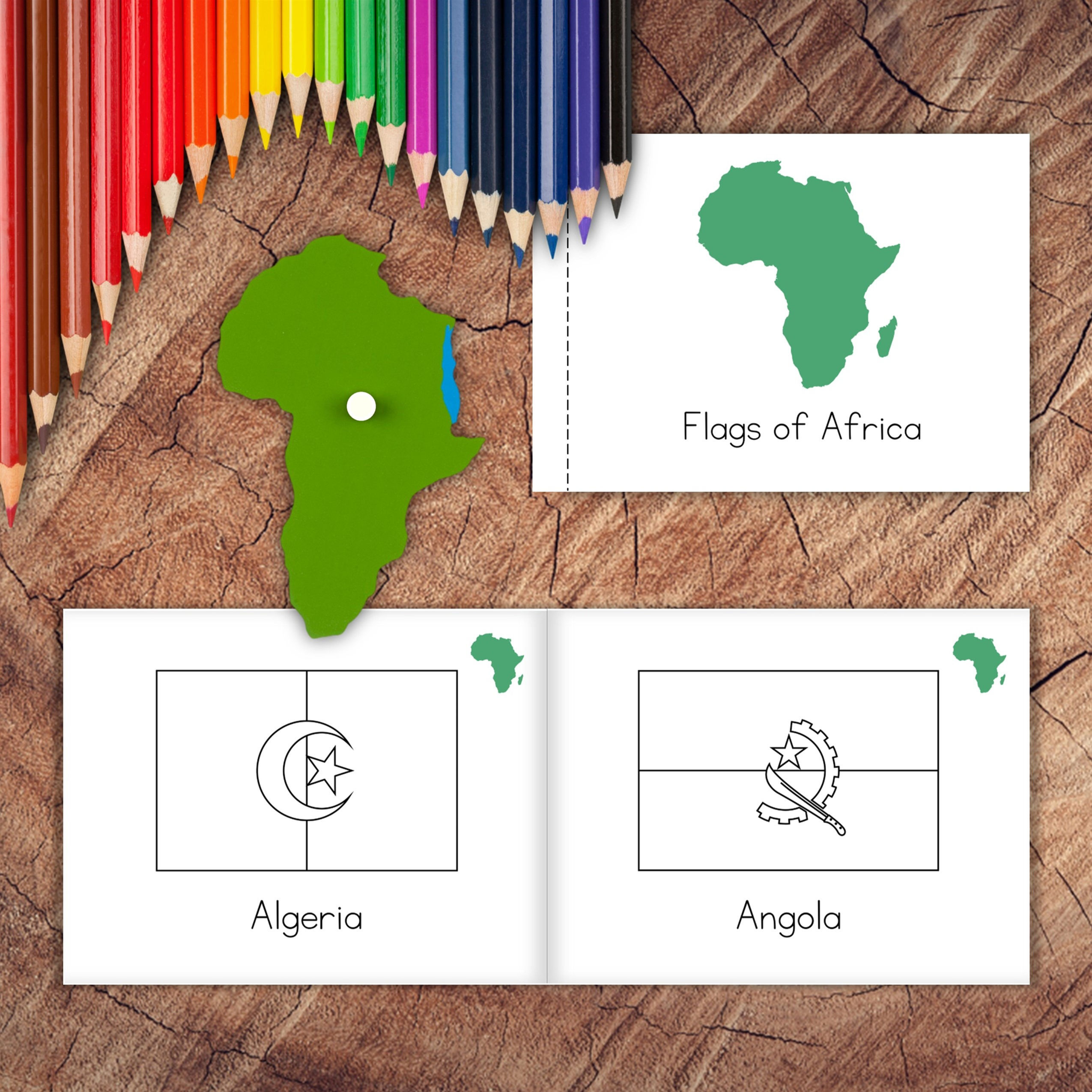 Flags of Africa Booklet