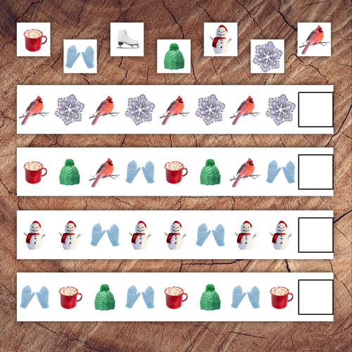 Winter Pattern Strips | Little Spark Company