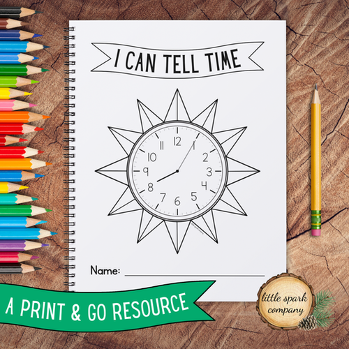 Telling Time to the Nearest 5 Minutes | Little Spark Company