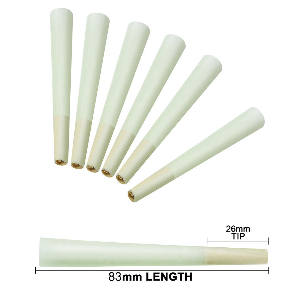 Thumbnail: Ornate Ocean Green Pre Rolled Cones | Unique Pre-Rolled Cone (100）