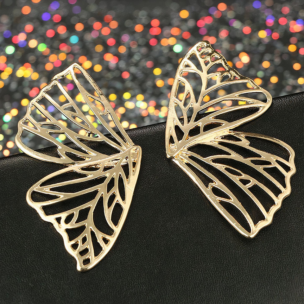 Thumbnail: Butterfly -Silver Earrings
