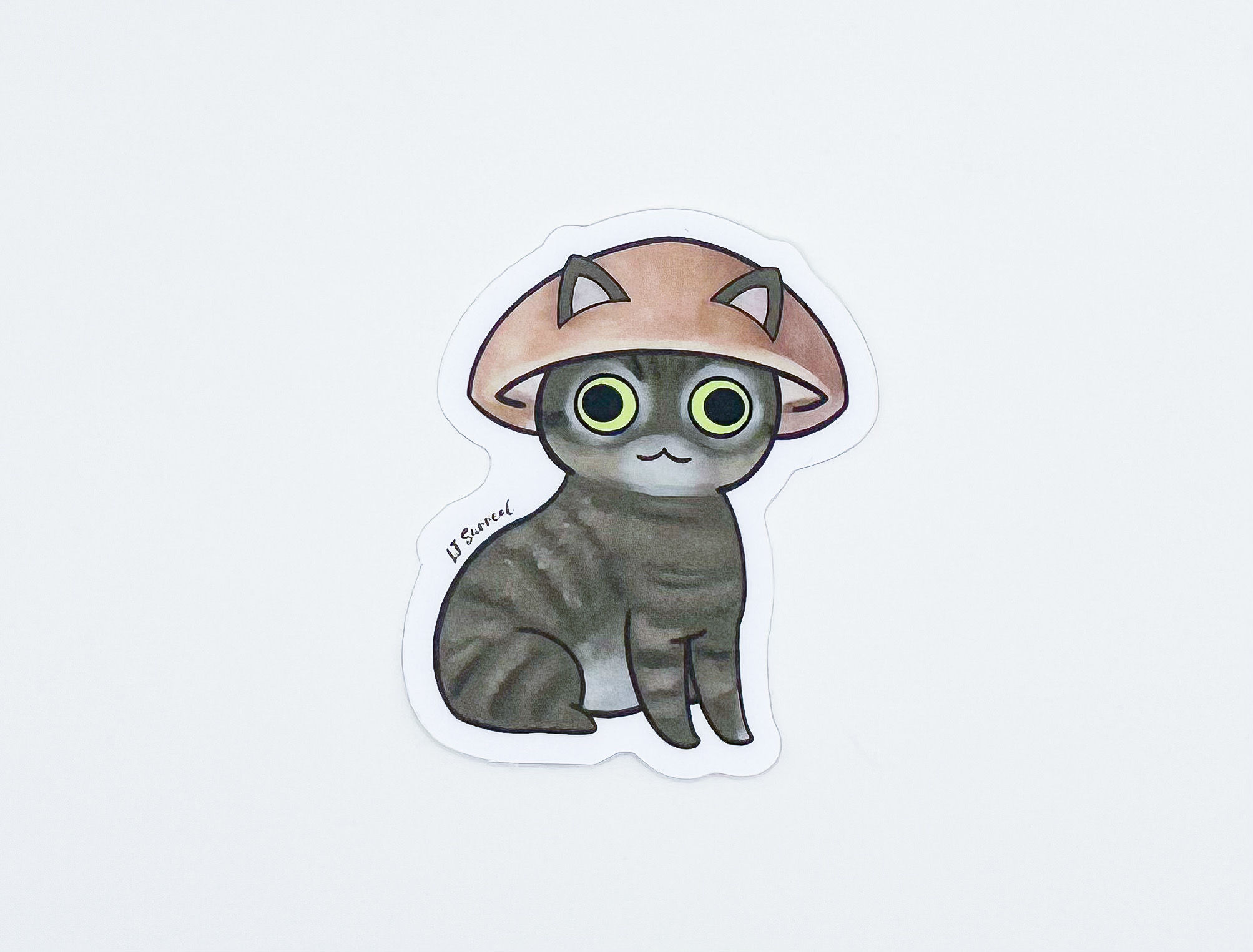 Produce Cats - Mushroom Kitty Sticker