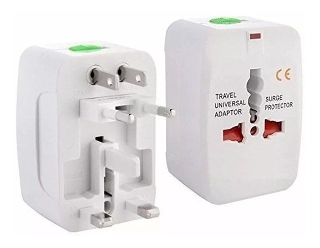Miniatura: ADAPTADOR ENCHUFE UNIVERSAL VIAJERO TURISMO 110V 220V