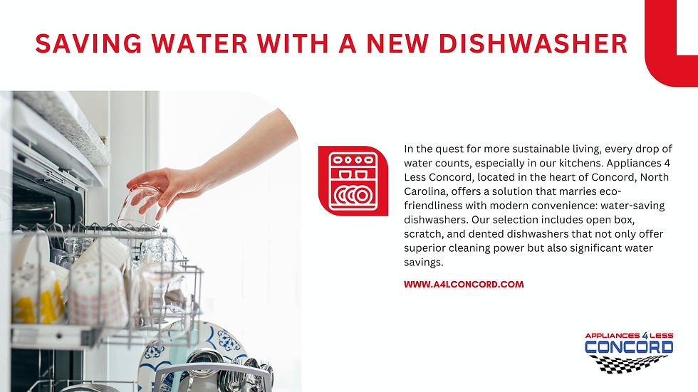 Saving Water The Benefits of a New Dishwasher
