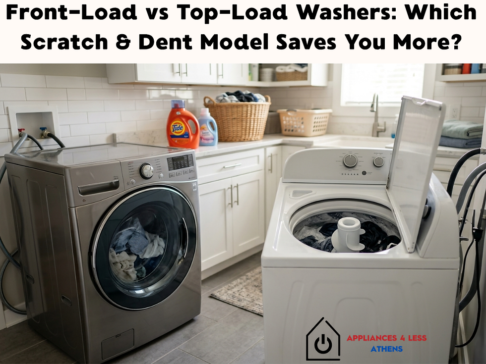 Top-Load vs Front-Load Washers
