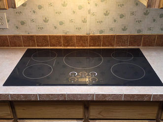 GE built-in touch control induction cooktop