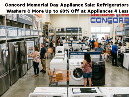 Memorial Day Appliance Sale at A4L Concord