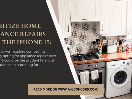 Prioritize Home Appliance Repairs Over the iPhone 15: Here's Why