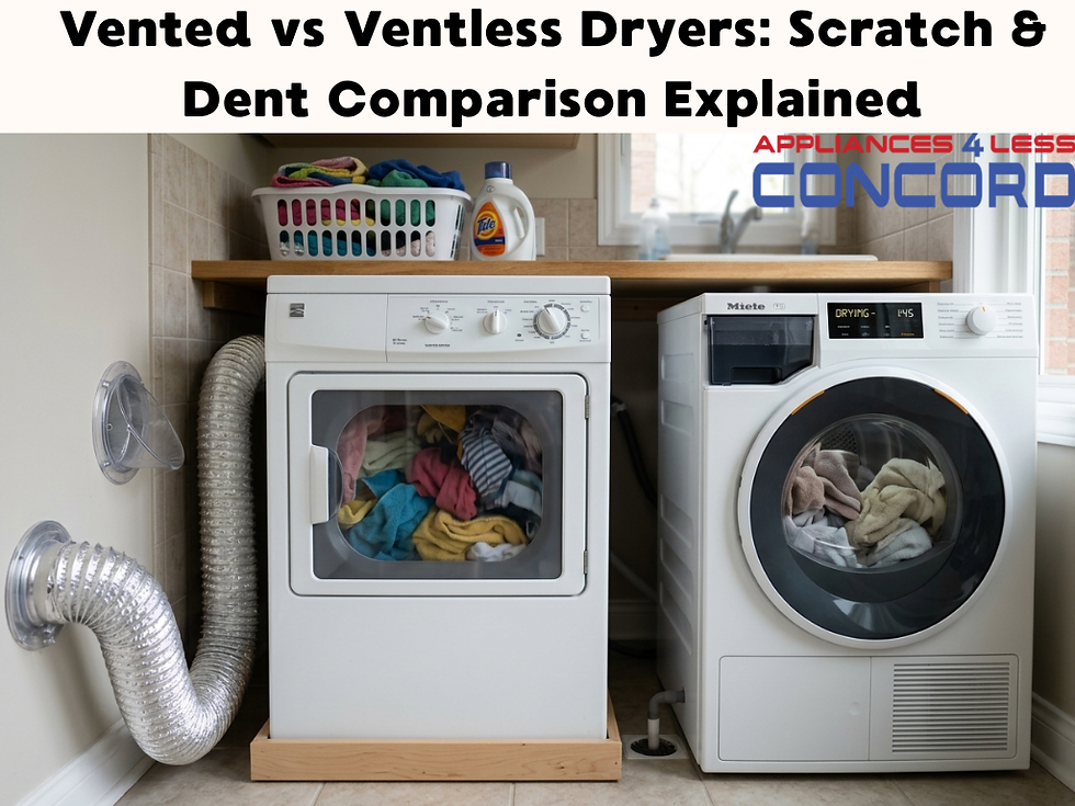 Vented vs Ventless Dryers