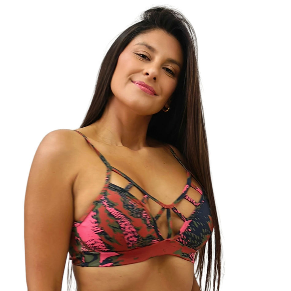 Miniatura:  Top bojo estampado Nakay  - mod. 494a