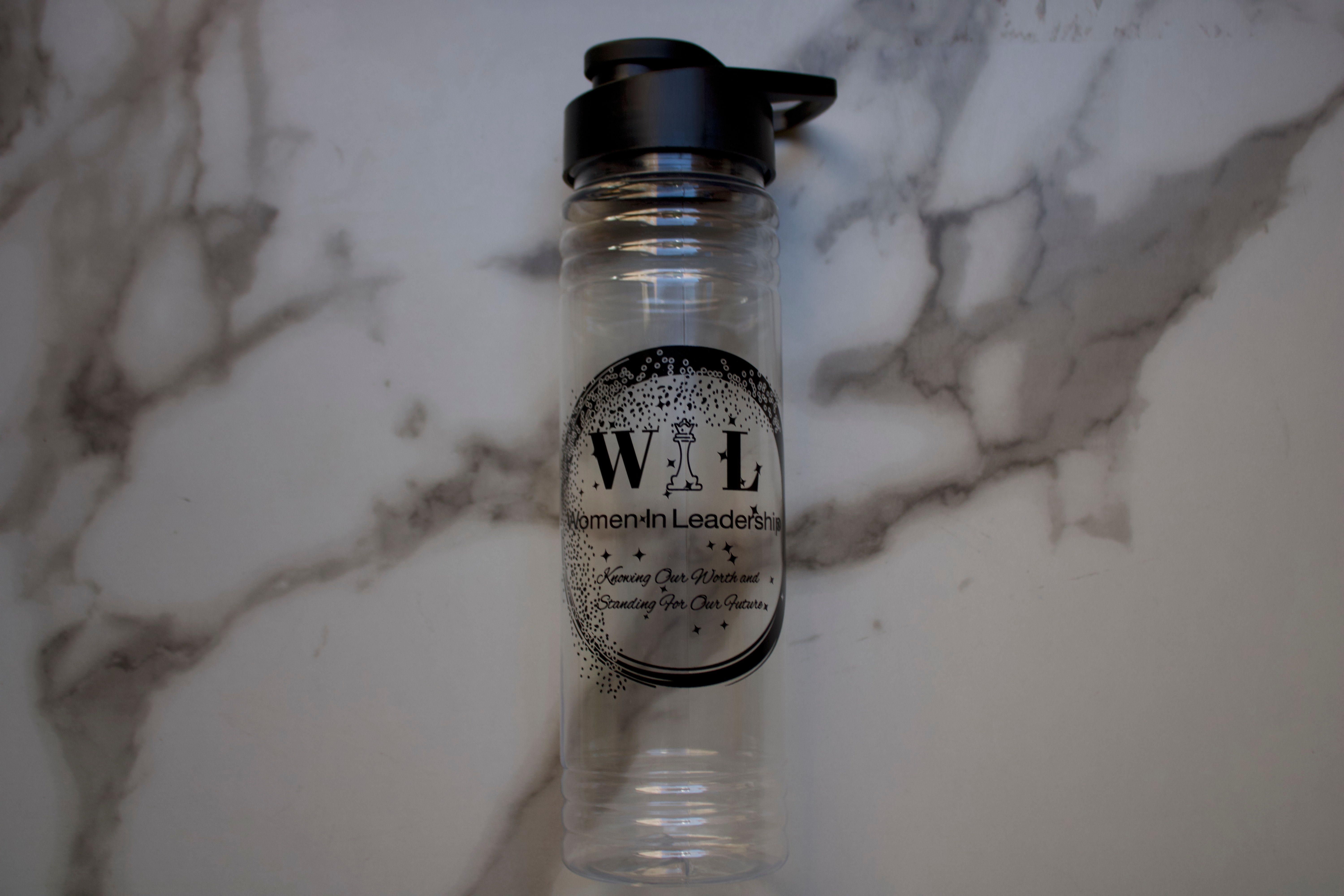 Women In Leadership ClearPlastic Water Bottle (24 oz)