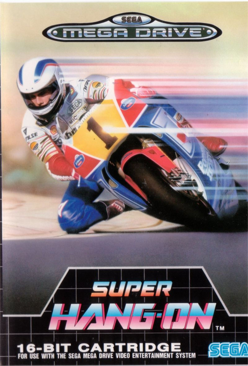 SEGA Mega Drive - Super Hang-On Box Art