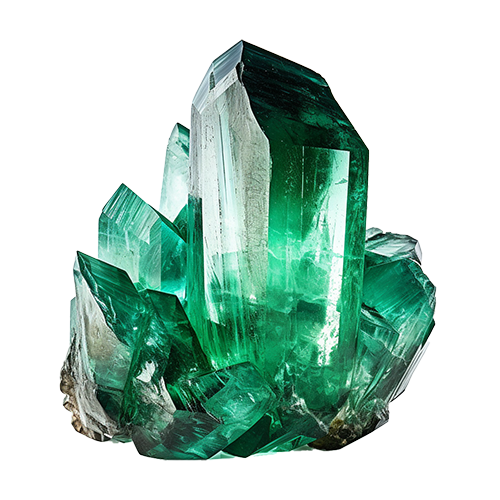 Emerald crystal for emotional healing and wisdom for Cancer sign