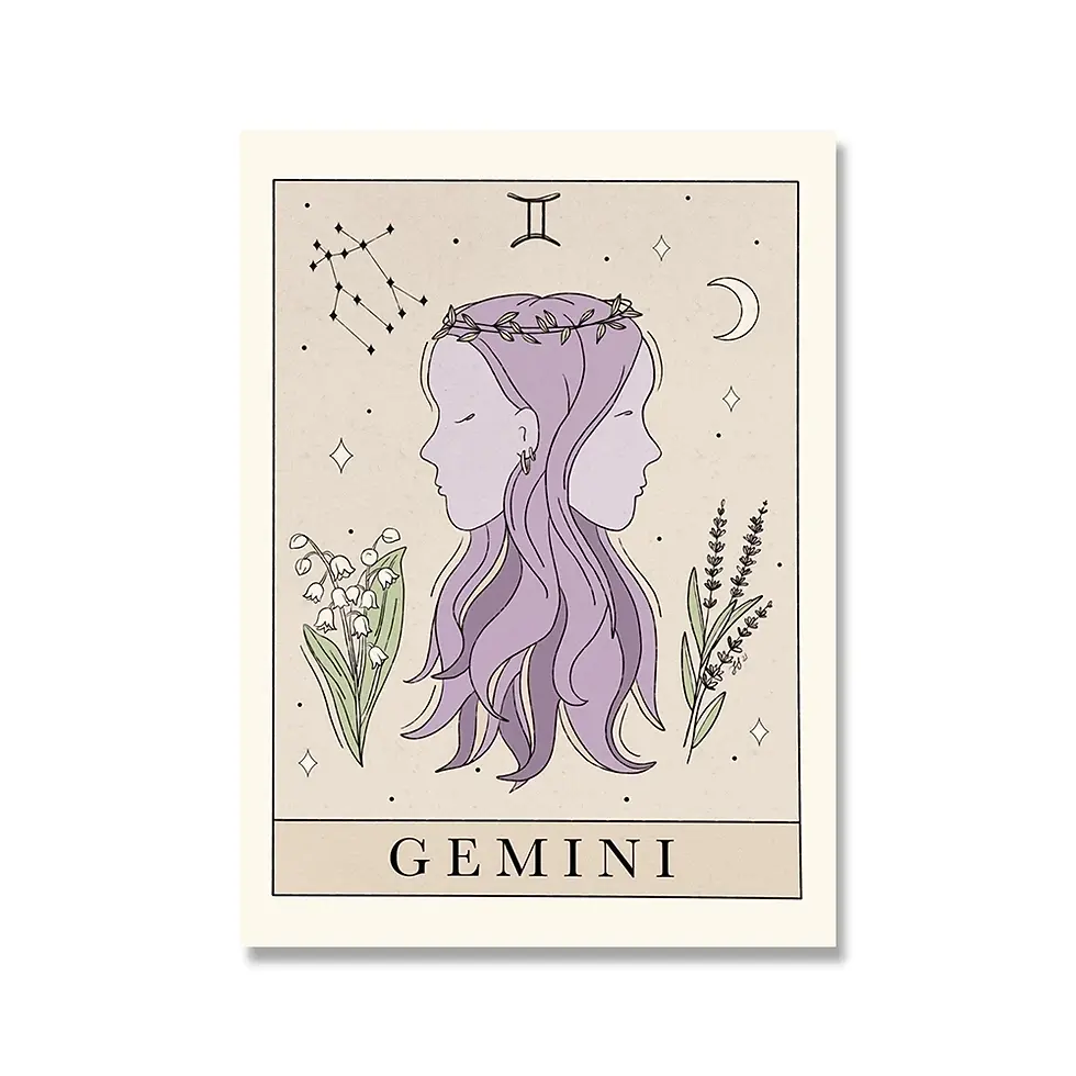 Thumbnail: Bohemian Zodiac Canvas Art Prints ✨♑♋♎
