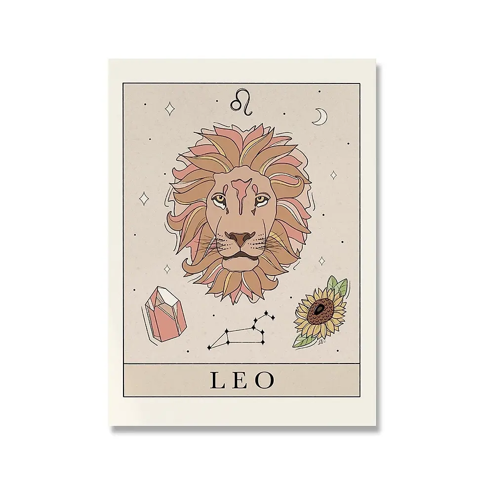 Thumbnail: Bohemian Zodiac Canvas Art Prints ✨♑♋♎