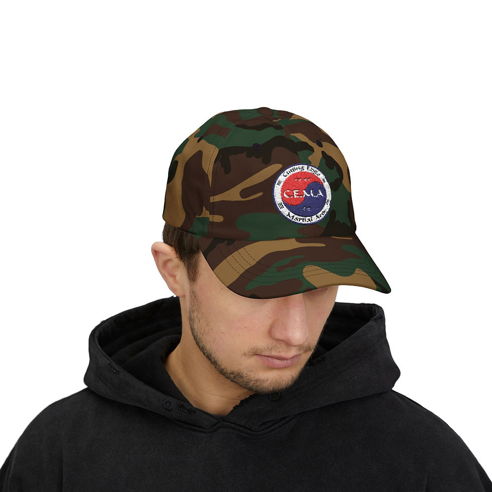 Thumbnail: C.E.M.A. Vintage Patch Dad Cap – Retro Coastal Logo Baseball Hat