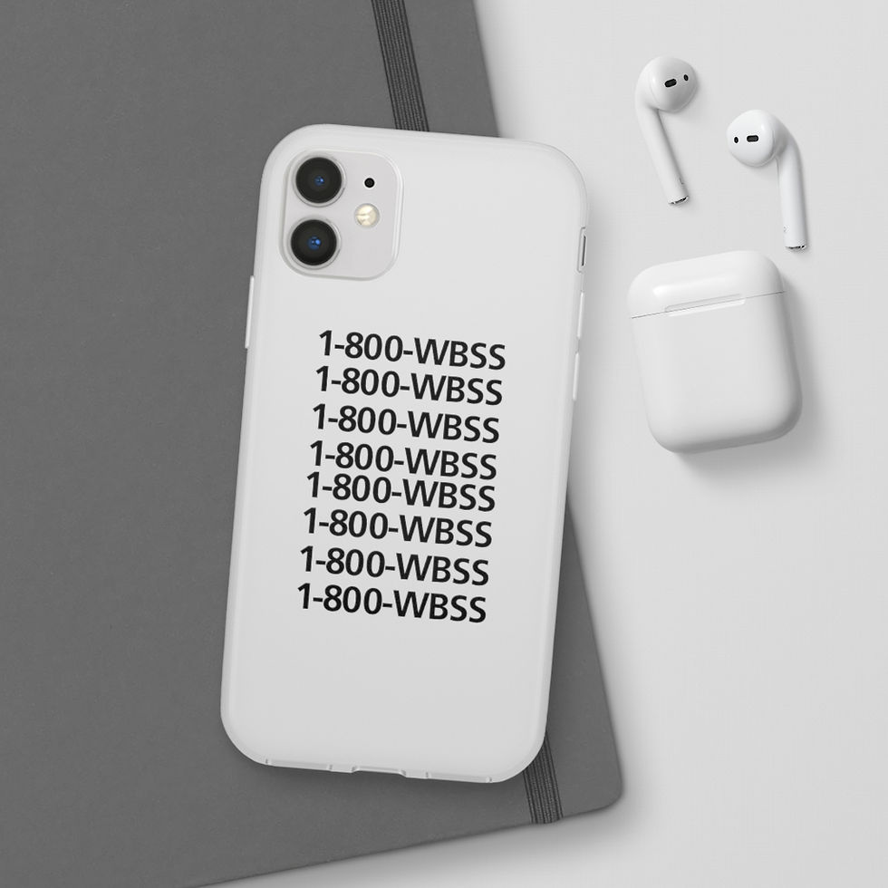 Thumbnail: 1-800-WBSS PHONE CASE
