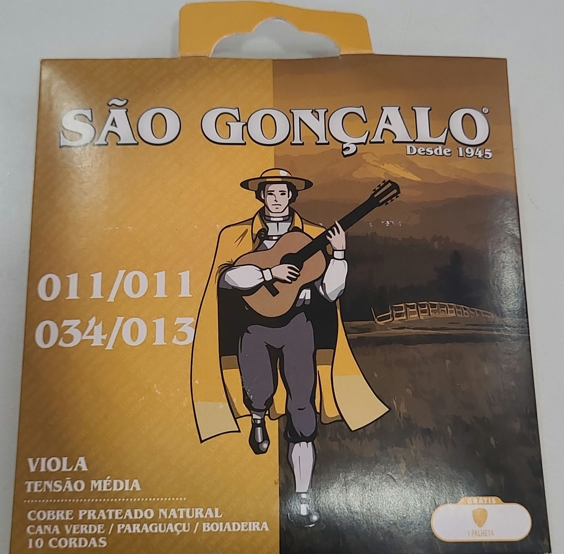 Jogo de Cordas para Viola Caipira São Gonçalo 011.034