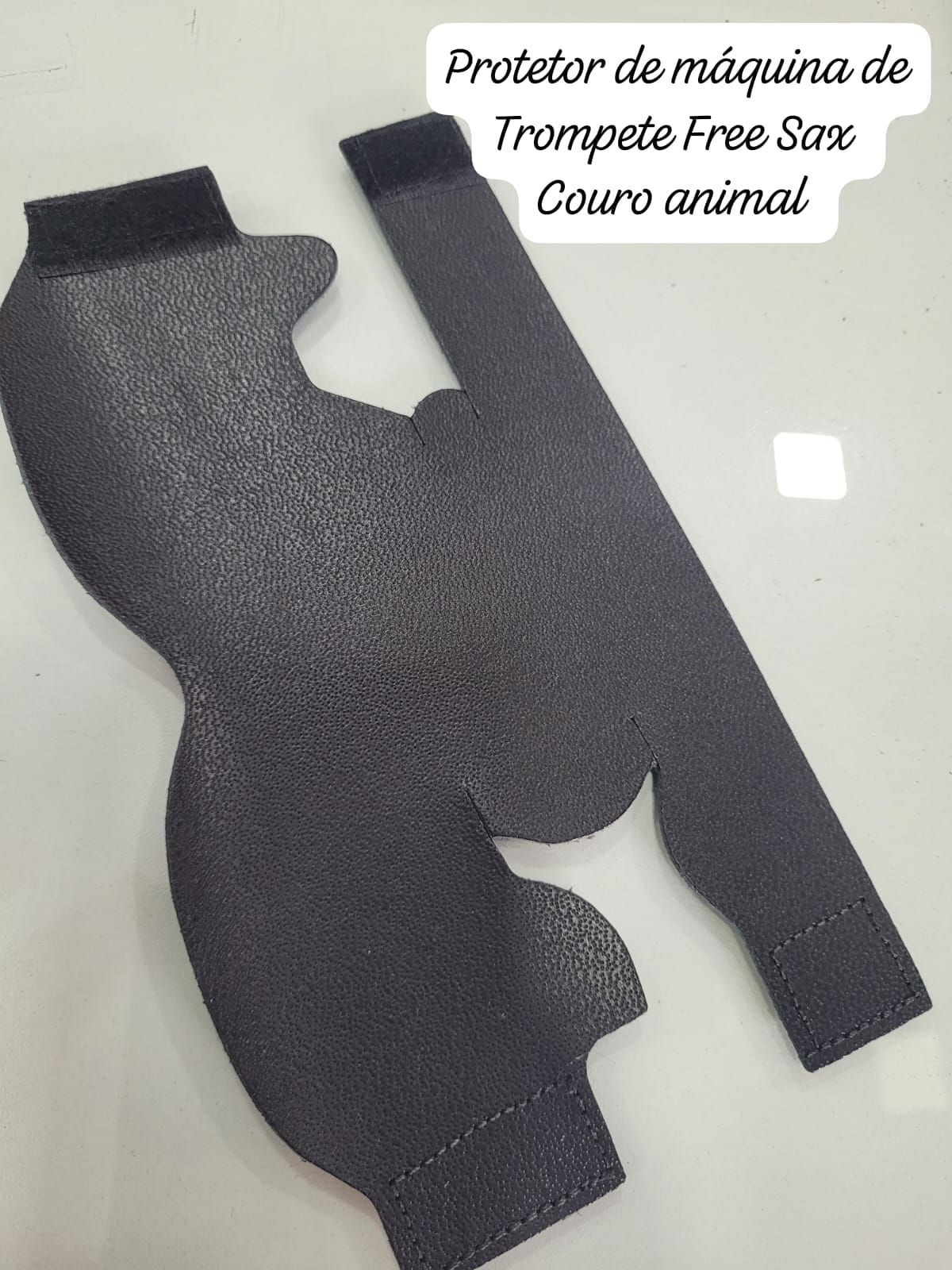 Protetor de Maquina de Trompete Free Sax (couro animal)