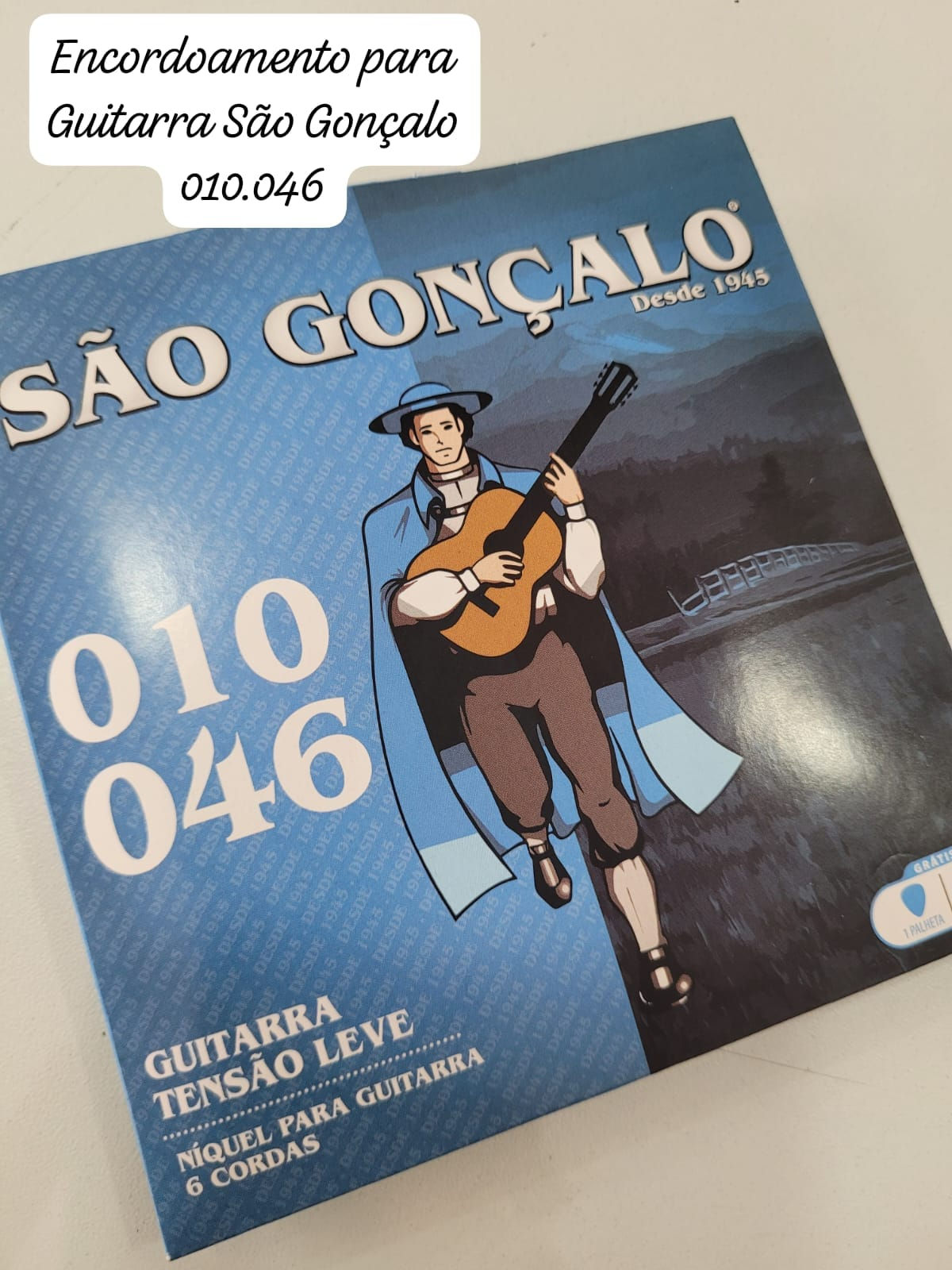 Jogo de Cordas para Guitarra São Gonçalo 010.046